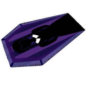 Wednesday Dark Side doormat