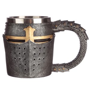 Medieval Helmet and Chain Mail jug