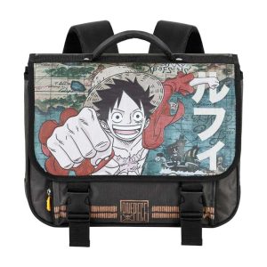 One Piece Map backpack schoolbag