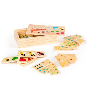 Animals dominoes wood 29pcs