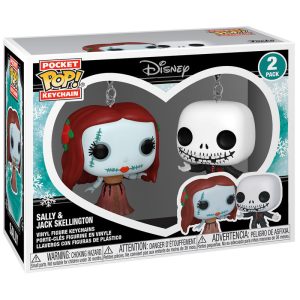 Pocket POP pack 2 keychain Disney Nightmare Before Christmas Jack & Sally