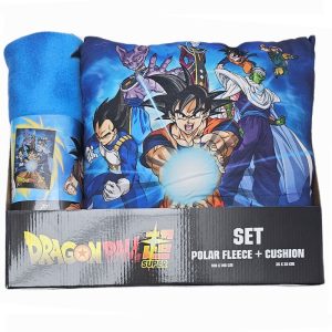 Dragon Ball Super polar blanket + cushion set