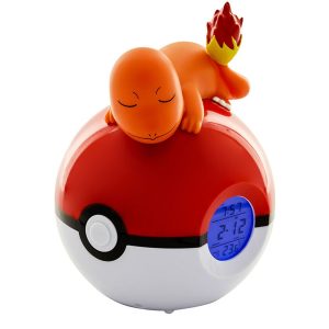 Pokemon Charmander Pokeball lamp alarm clock