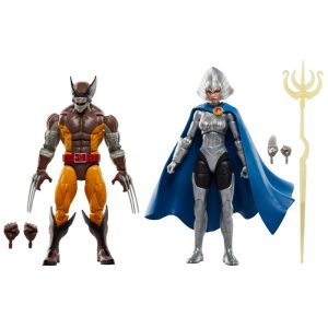 Marvel Legends Series Wolverine & Lilandra Neramani pack figures 15cm