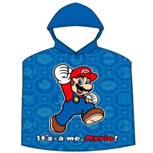 Super Mario Bros cotton poncho towel