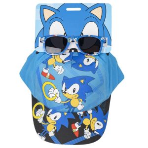 Sonic the Hedgehog Set cap + sunglasses
