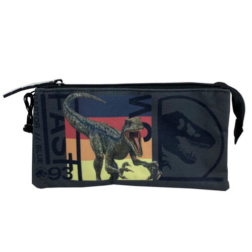 Jurassic World Roar triple pencil case