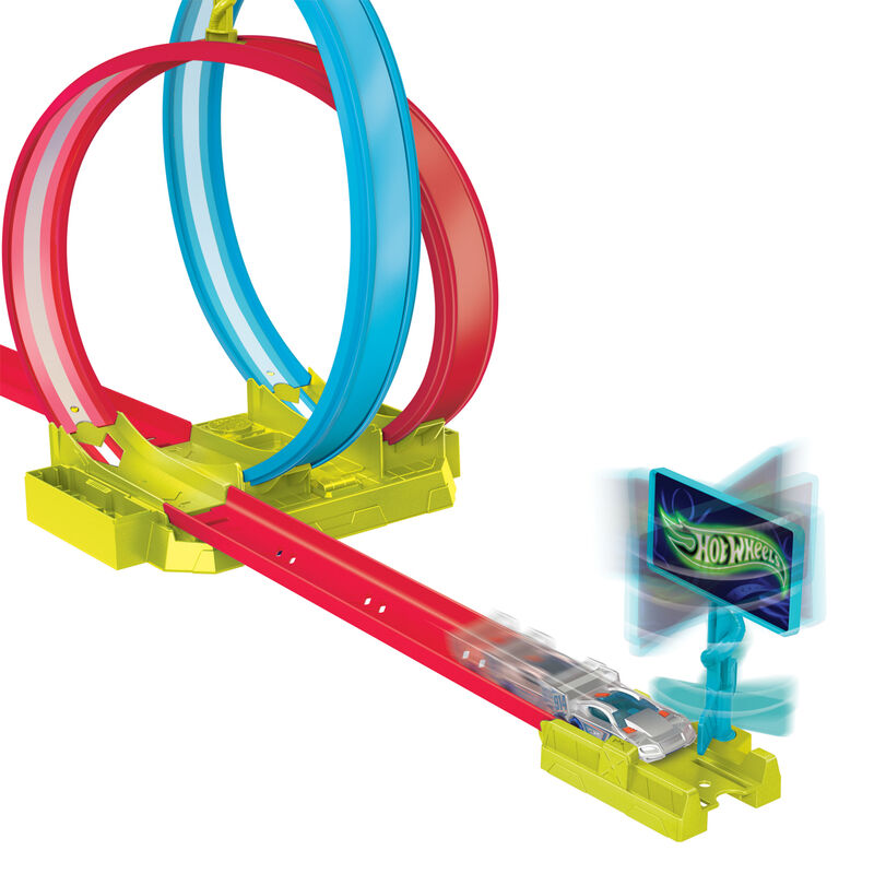 Hot Wheels Neon Speeders Laser Stunt Slamway - Image 4