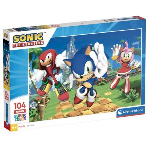 Sonic the Hedgehog maxi puzzle 104pcs