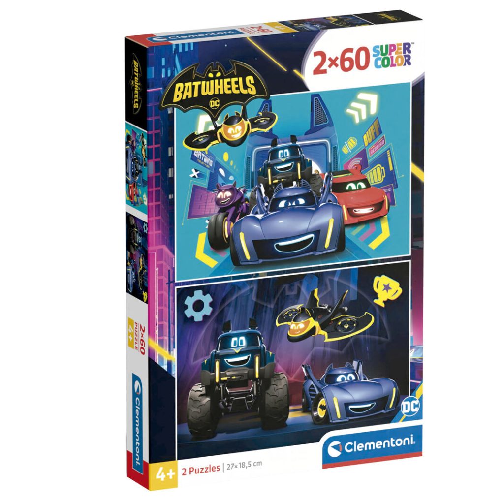 DC Comics Batwheels puzzle 2x60pcs