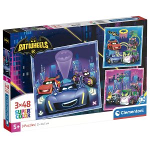 DC Comics Batwheels puzzle 3x48pcs
