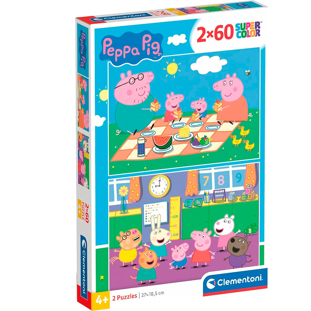 Peppa Pig puzzle 2x60pcs