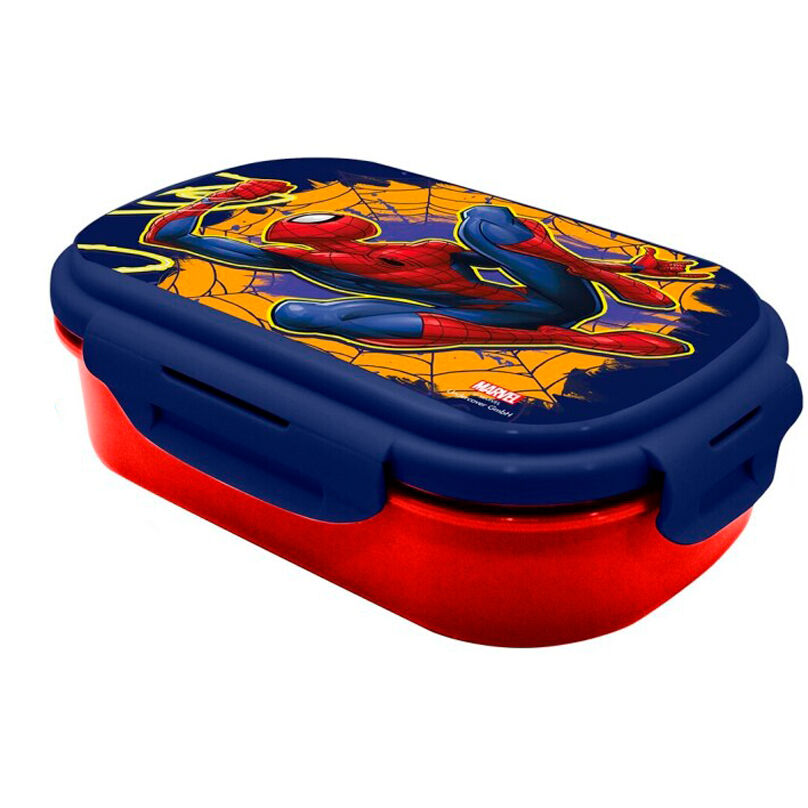 Spiderman Marvel lunch box + cutlery