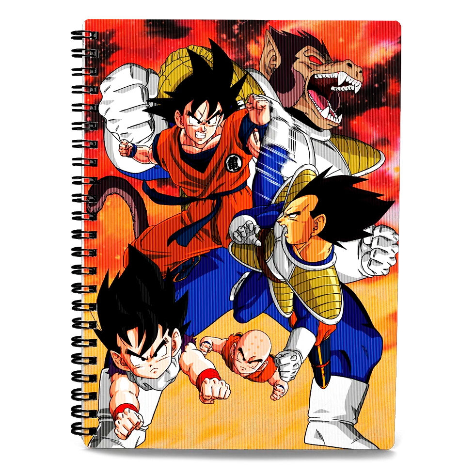 Dragon Ball Z Goku vs Vegeta A2 notebook - Image 2