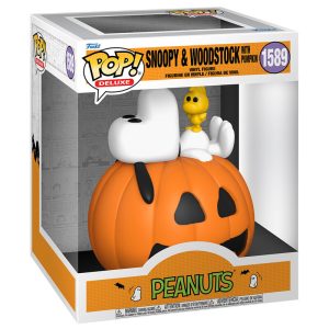 POP figure Deluxe Peanuts Snoopy & Woodstock with Pumpkin