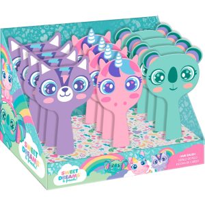 Sweet Dreams hair brush assorted
