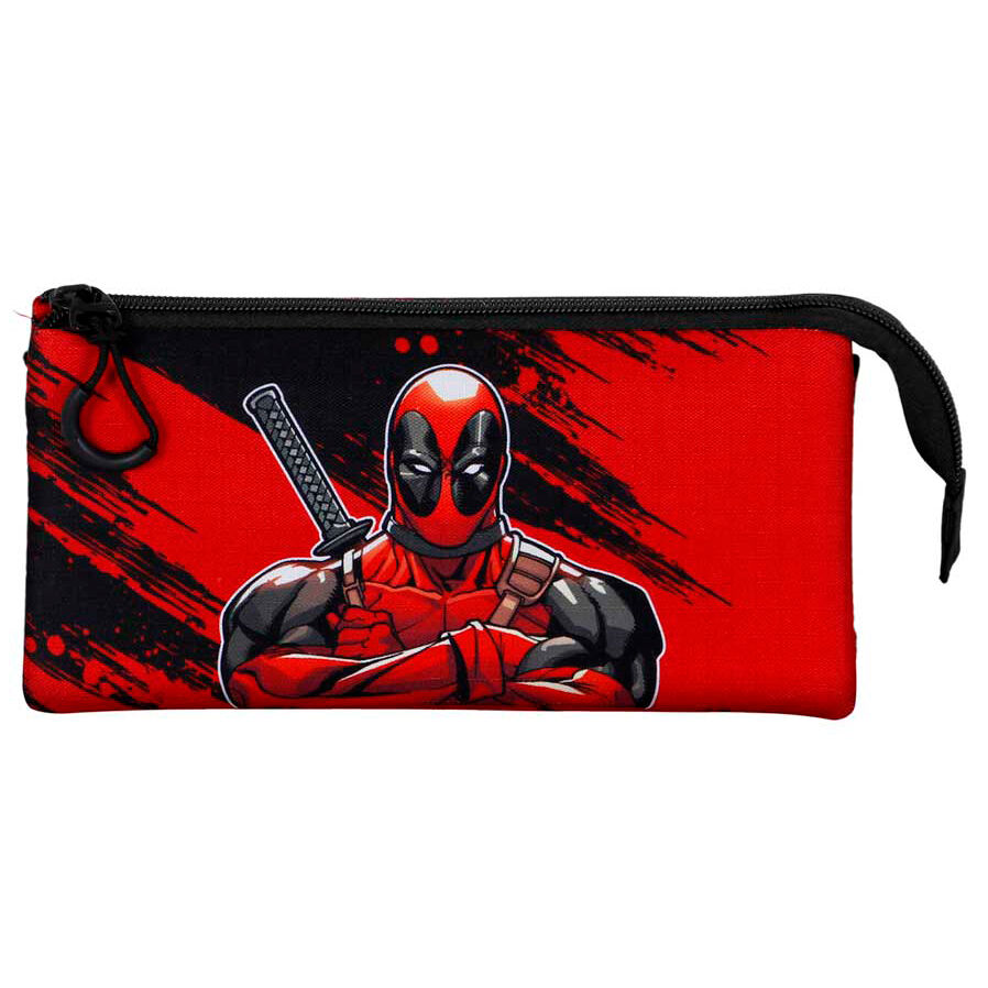 Marvel Deadpool Plus Bad triple pencil case - Image 3