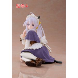 Wandering Witch The Journey of Elaina - Elaina Cat Maid Renewal edition Desktop Cute figure 13cm