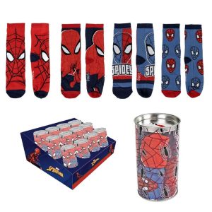 Marvel Spiderman Money box 4 pairs of socks