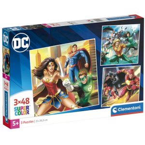 DC Comics Justice League puzzle 3x48pcs