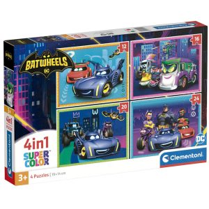 DC Comics Batwheels puzzle 12+16+20+24pcs