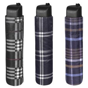 Manual folding escoces umbrella assorted 54cm