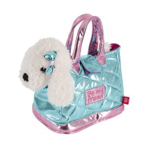 Han bag + plush blue Didi dog 28cm