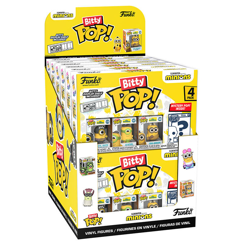 Assorted Blister 4 figures Bitty POP Minions