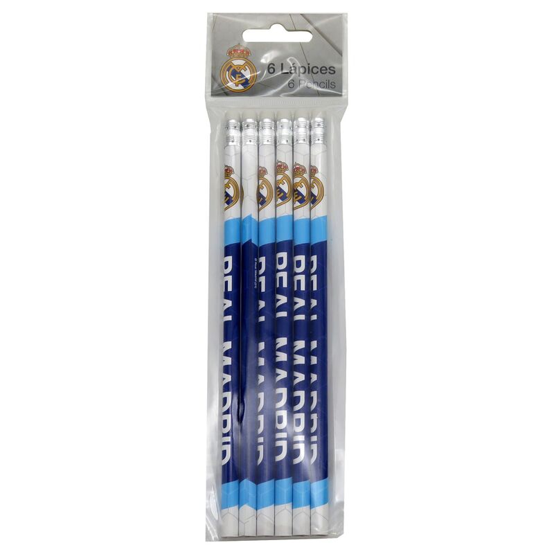 Real Madrid 6 pencils set