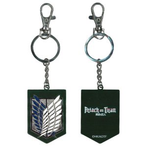 Attack On Titan logo keychain