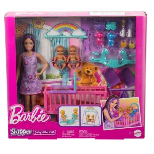 Barbie Skipper twin babysitter doll