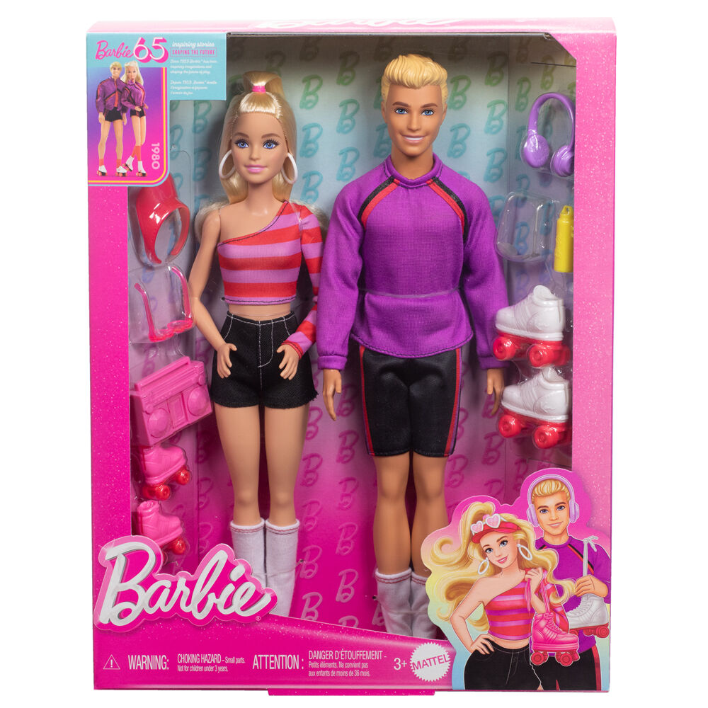 Barbie pack 2 Barbie and Ken Skaters dolls - Image 5