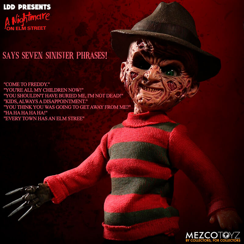 English A Nightmare on ELM Street Freddy Krueger Talking doll 25cm - Image 9