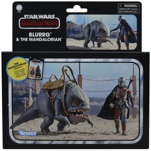 Star Wars The Mandalorian - Blurrg & Mandalorian set 2 figures 9,5cm