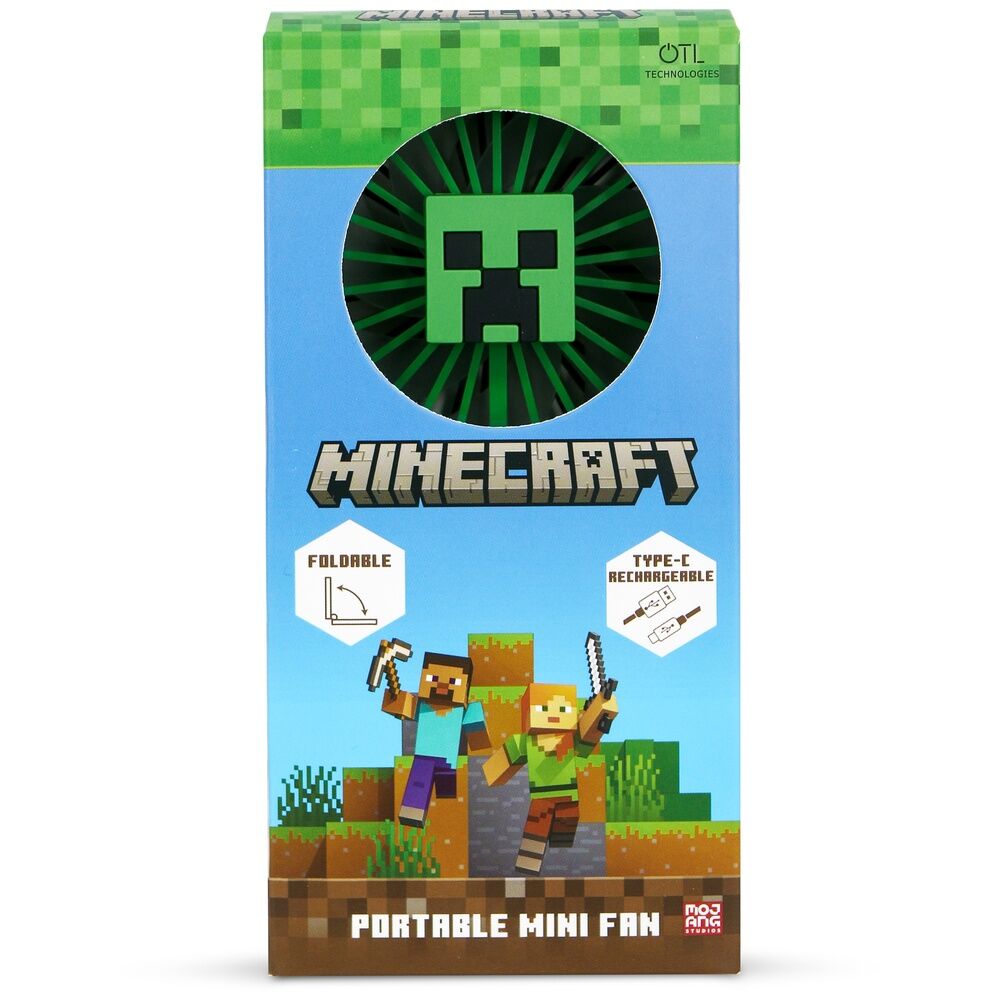 Minecraft 3D foldable portable mini fan - Image 5