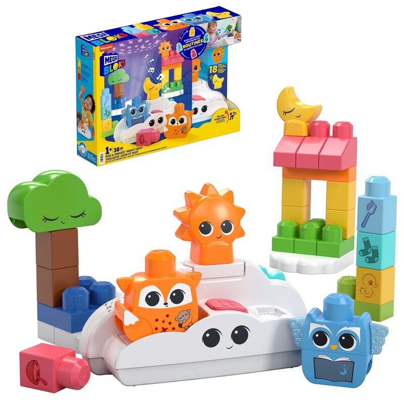 Mega Bloks Rise & Snooze Night Light 30pcs