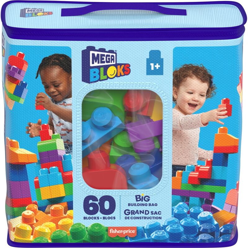 Mega Bloks Blue Bag 60pcs - Image 3