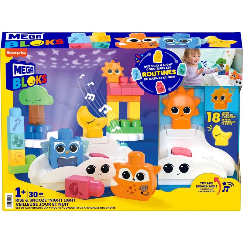 Mega Bloks Rise & Snooze Night Light 30pcs - Image 3