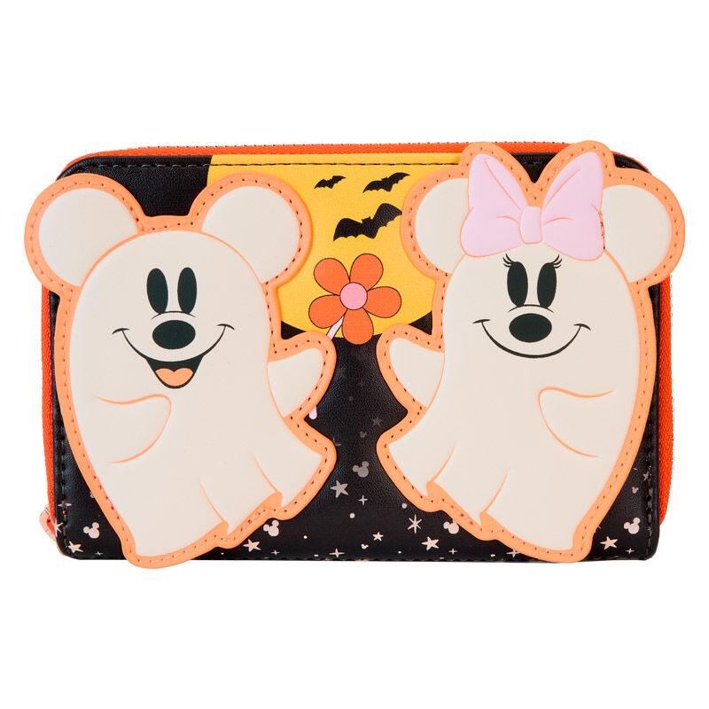 Loungefly Disney Mickey & Minnie Floral Ghost wallet