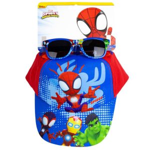 Marvel Spidey set cap + sunglasses