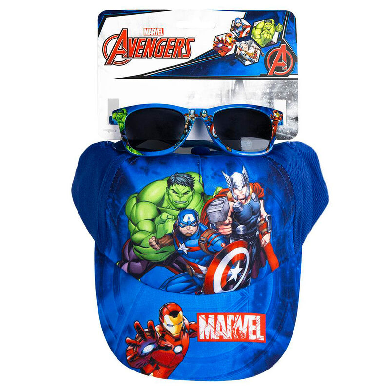 Marvel Avengers set cap + sunglasses