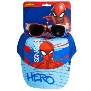 Marvel Spiderman set cap + sunglasses