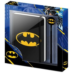 DC Comics Batman Batsignal diary + pen set