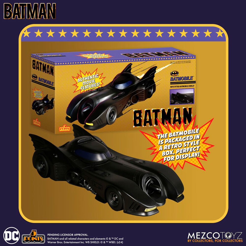 DC Comics Universe Batman 1989 Batmobile figure - Image 3