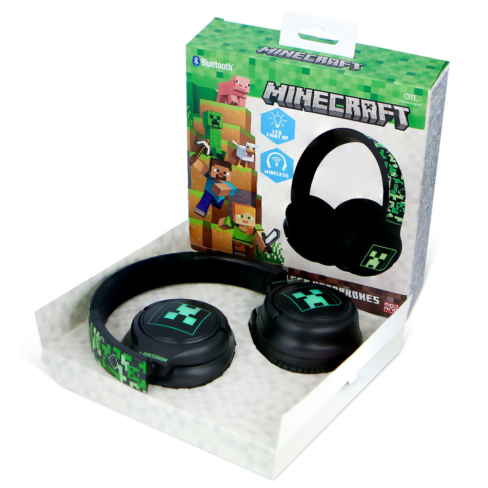 Minecraft wireless LED headphones - Image 5