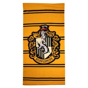 Harry Potter Hufflepuff microfibre beach towel