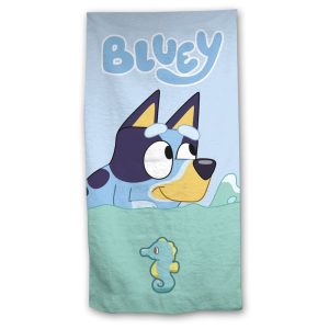 Bluey microfibre beach towel