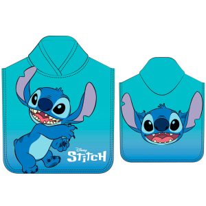 Disney Stitch microfibre poncho towel