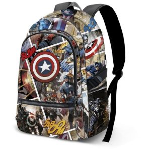 Marvel Captain America Comic triple pencil case