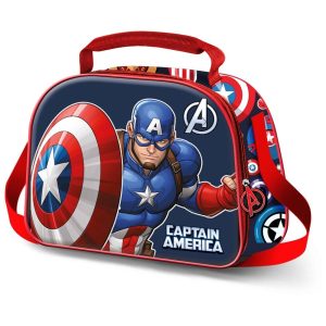 Marvel Captain America Patriot 3D lunch bag